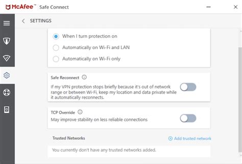 mcafee safe connect oops something went wrong|Safe Connect .
